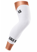 Kids white leg sleeve.